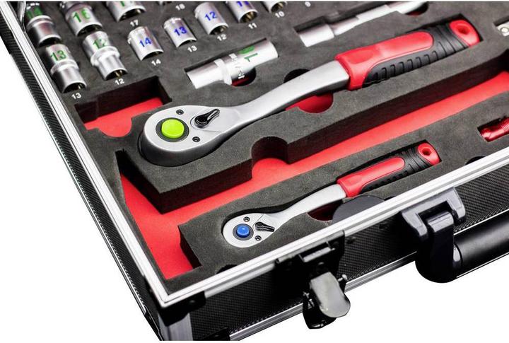 Produktbild Metafranc WU8971470 Heimwerker Werkzeugkoffer bestückt 131teilig (B x H x T) 320 x 140 x 460mm (131 Teile)