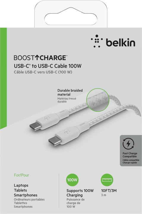 Immagine prodotto Belkin USB C – USB C (3 m, USB 2.0)