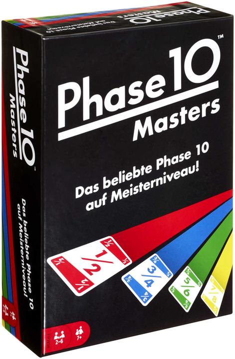 Actual product image Mattel Games Phase 10 Masters (German)