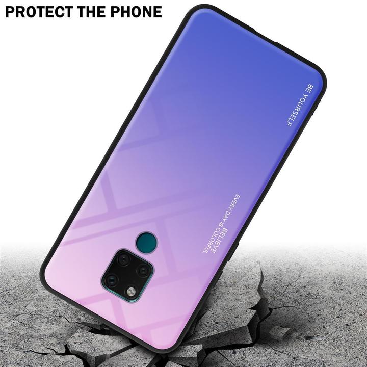 Produktbild Cadorabo TPU 2 Farben Glas Cover (Huawei Mate 20)