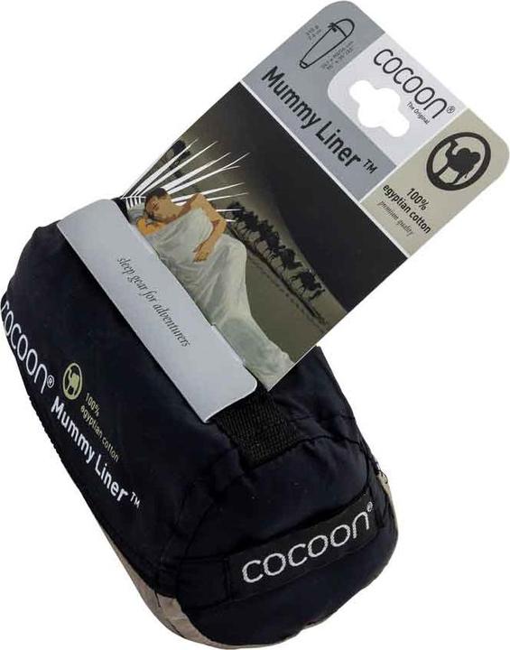 Actual product image Cocoon MummyLiner Inlet Egyptian Cotton (241 cm)