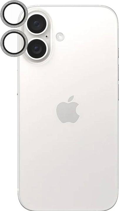 Produktbild PanzerGlass SAFE. by ® Kameraschutz Glitter Silber iPhone '24 6.1" | 6.7" (1 Stück, Apple iPhone 16 Plus, Apple iPhone 16)