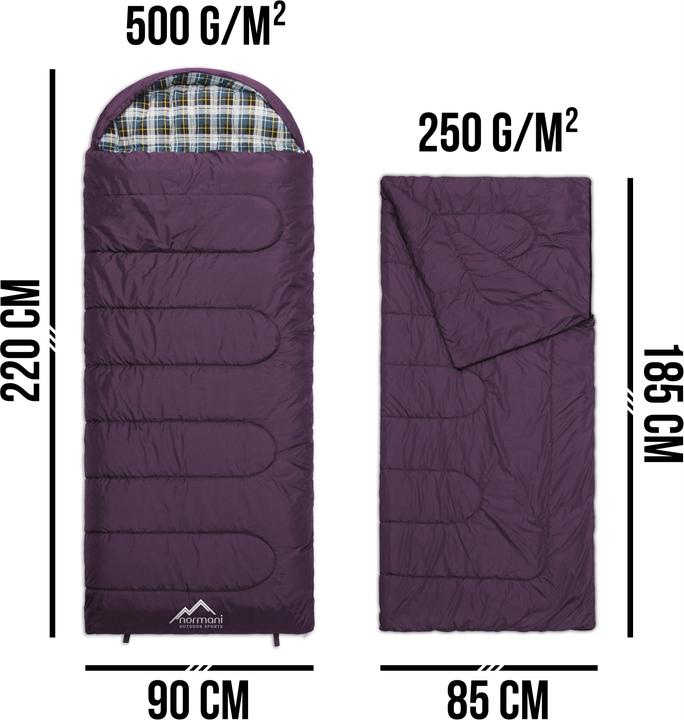 Image du produit Normani Sac de couchage Outdoor Extrême 4 en 1 Antarctica - 2084 (220 cm)