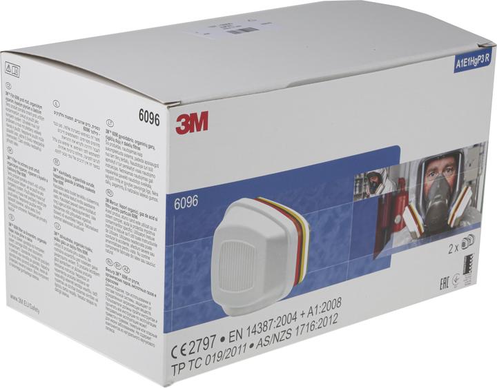 Image du produit 3M Reusable Filter 6096 A1EHgP3 R (A1E1Hg P3 R, 4 x)