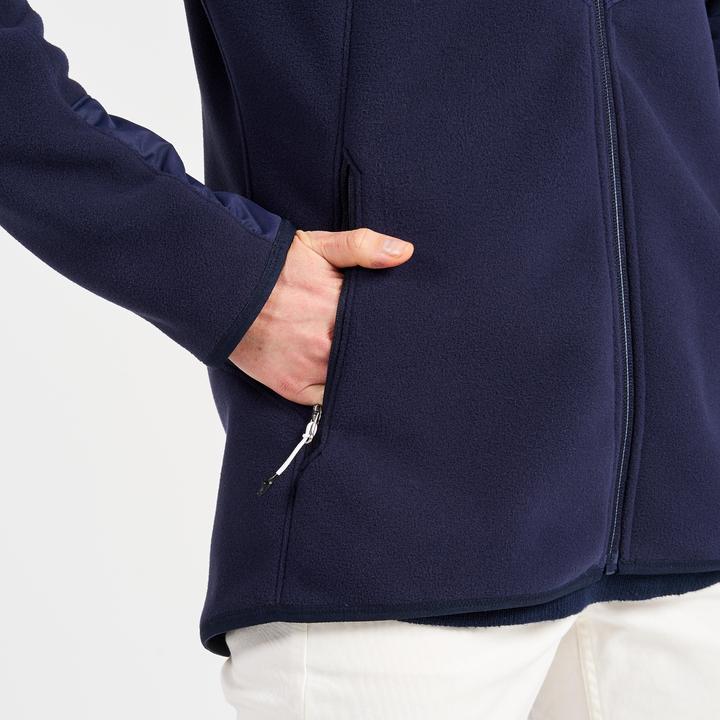 Image du produit Tribord Veste polaire voile femme chaude 500 bleu (L)