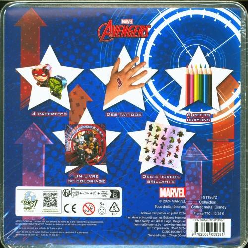 Actual product image Hemma Marvel Avengers : mon coffret héros (French, Collectif, 2024)