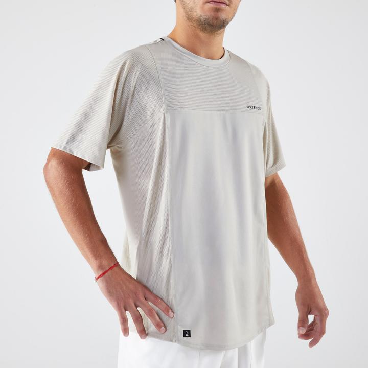 Immagine prodotto Kuikma T-shirt tennis uomo - DRY Gaël Monfils beige (XXL)