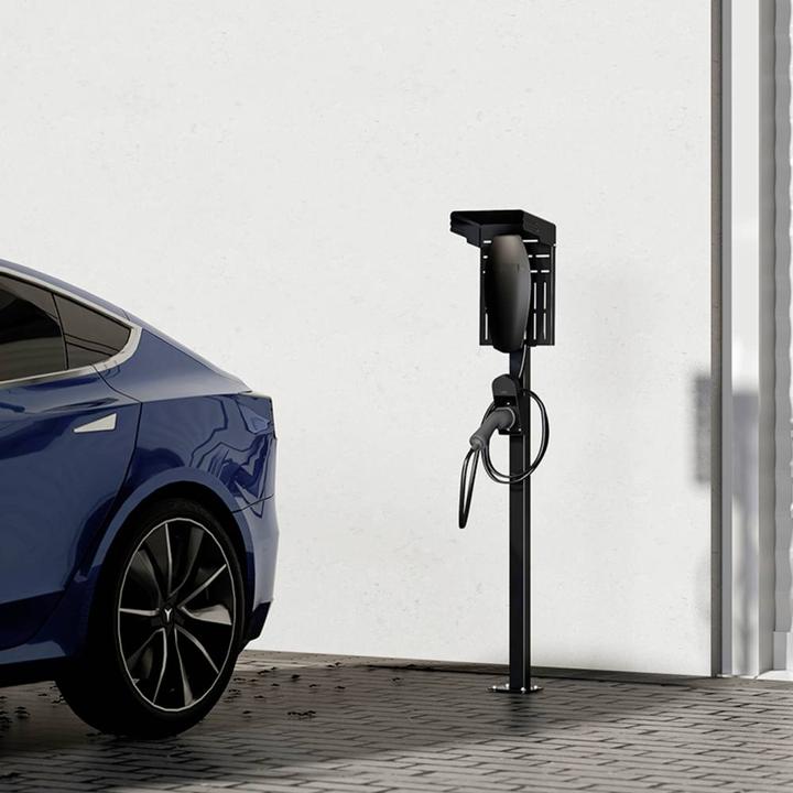Actual product image LogiLink Wall holder with cable tray for car charging cable