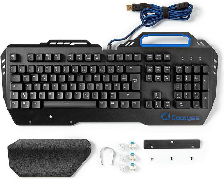 Produktbild Nedis Gaming Tastatur (DE, Kabelgebunden)