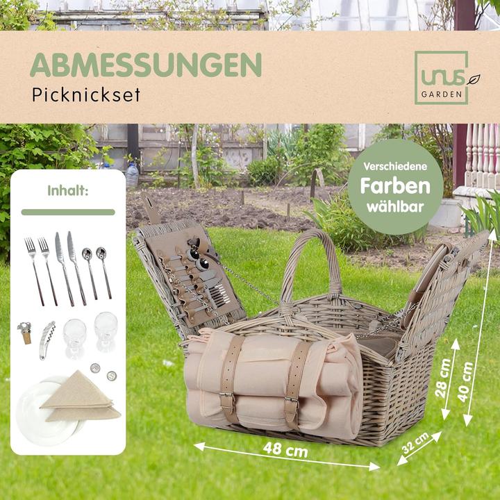 Produktbild Unus Picknick Set mit Kühltasche und Decke für 2 Personen