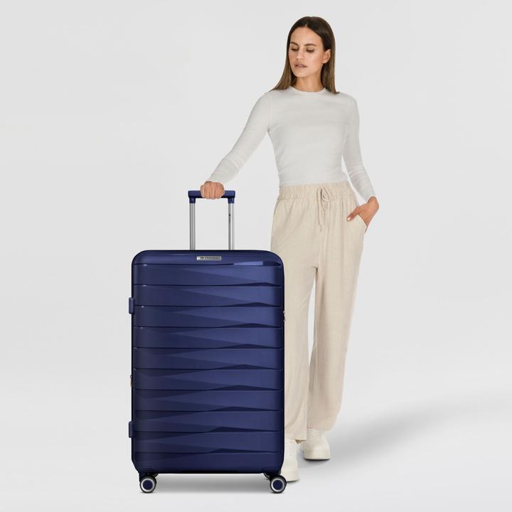 Image du produit Franky London 4 rollers Trolley L 74 cm with extensible folding (91 l, XL (à partir de 115l))