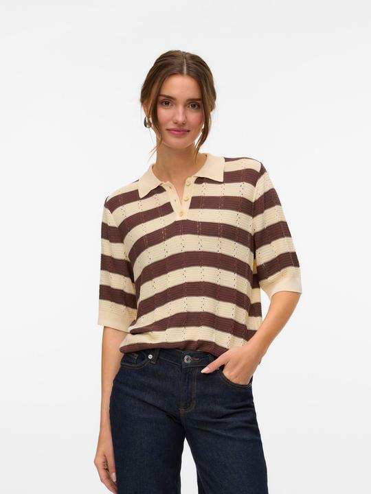 Actual product image Vero Moda VMRANDI Gestricktes Poloshirt Polo (XS)
