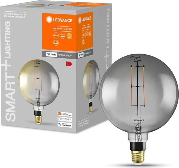 Produktbild Ledvance Smart+ Wifi Filament Globe (E27, 6 W, 500 lm, 2 x, G)