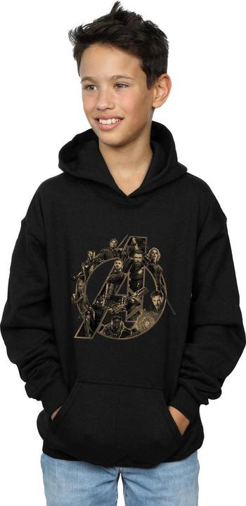 Image du produit - Sweat à capuche AVENGERS INFINITY WAR LOGO - Garçon (116)