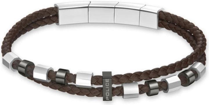 Produktbild Police PEAGB0035604 Freeway (19 cm, Edelstahl, Leder)
