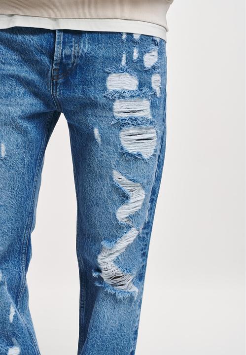 Actual product image 2Y Studios 2Y Firio Destroyed Straight Jeans - 178925 (30)