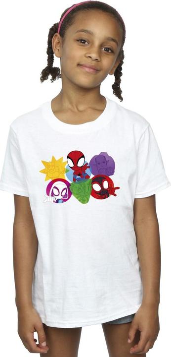 Immagine prodotto Spidey And His Amazing Friends Faces Maglietta Ragazze (152, 158)
