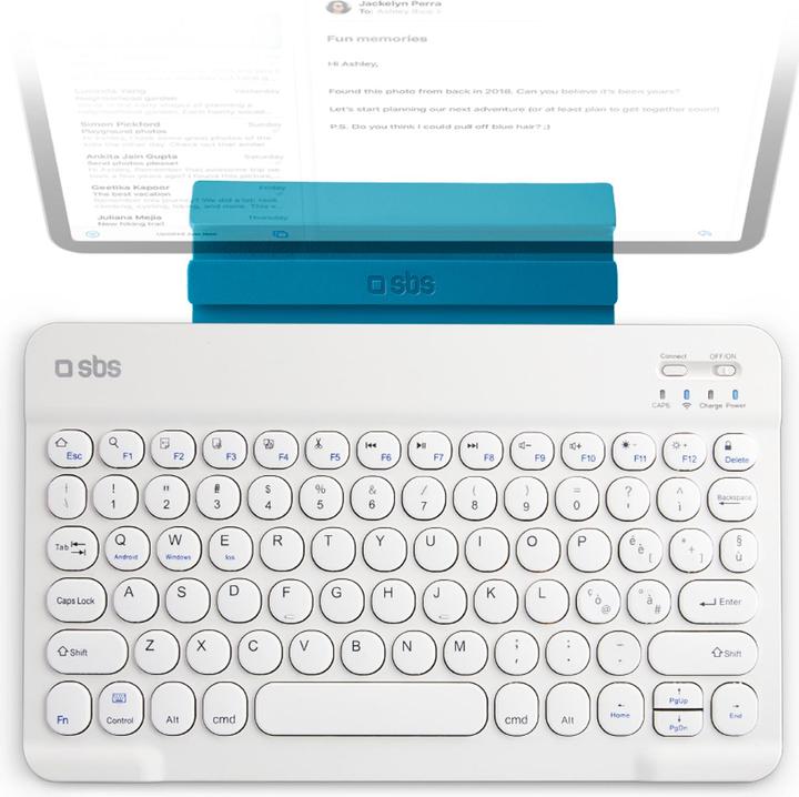 Immagine prodotto SBS Tastiera universale senza fili svizzero-tedesca con funzione di supporto (DE, Universale)