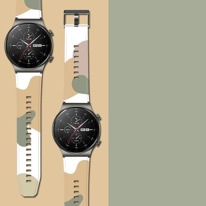Actual product image Hurtel Strap Moro Band For Huawei Watch GT2 Pro Silicone Strap Camo Watch Bracelet (7) (Plastic)