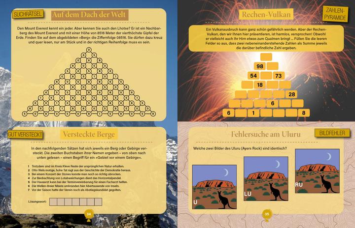 Actual product image Geografie Rätselbuch (German, Philip Pine, 2023)