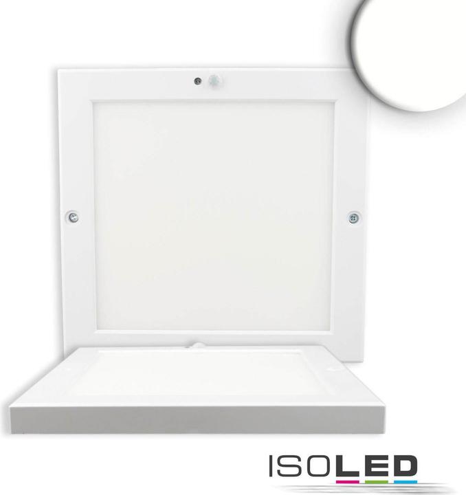 Immagine prodotto Isoled Lampada da soffitto Slim 18mm con sensore di movimento/luce PIR, bianco, 18W, trasformatore