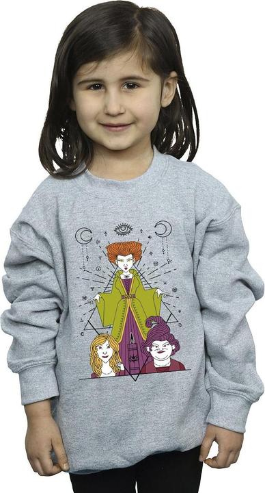 Actual product image Disney Girls Hocus Pocus Candle Sweatshirt (152, 158)