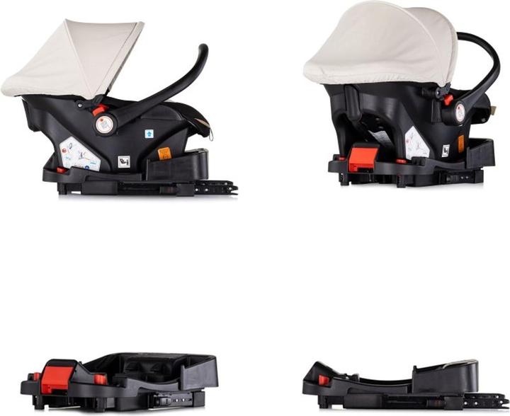 Produktbild Chipolino Set Babyschale Isofix-Basis (Babyschale, ECE R129/i-Size Norm)