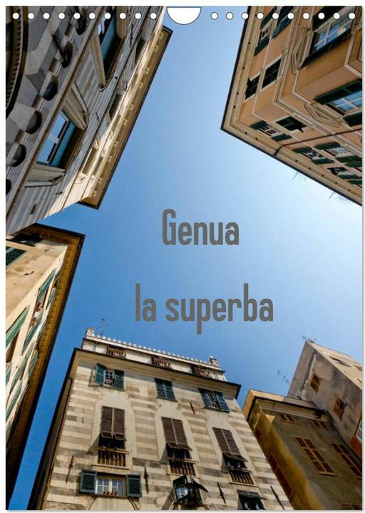 Image du produit Gênes - la superba (calendrier mural 2025 DIN A4 vertical), calendrier mensuel (A4, Allemand)