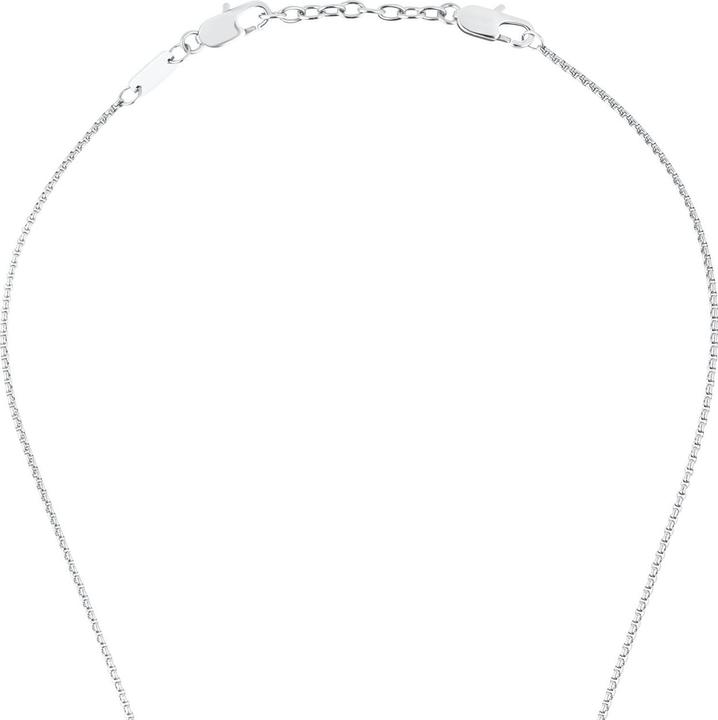 Produktbild S.Oliver Halsschmuck für Herren, Stainless Steel, Achat (Edelstahl, 55 cm)