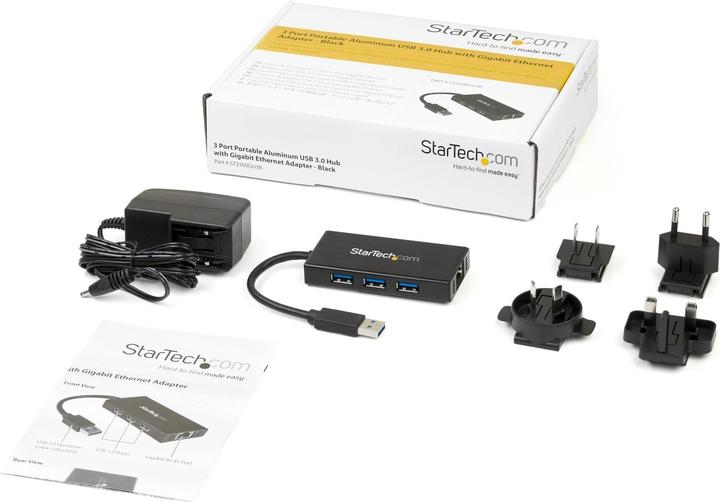 Image du produit StarTech Hub USB 3.0 vers 3 ports USB (USB-A, 3 Ports)