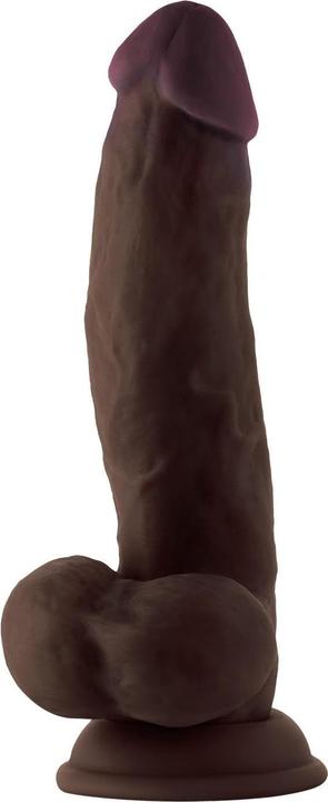 Actual product image Shaft Model N Anatomical Side Curve Flexiskin Double Layered Realistic Extremely Soft Dildo with Bal