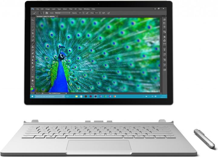 Produktbild Microsoft Surface Book, 256GB SSD (13.50", Intel Core i5-6300U, 8 GB, 256 GB, CH)
