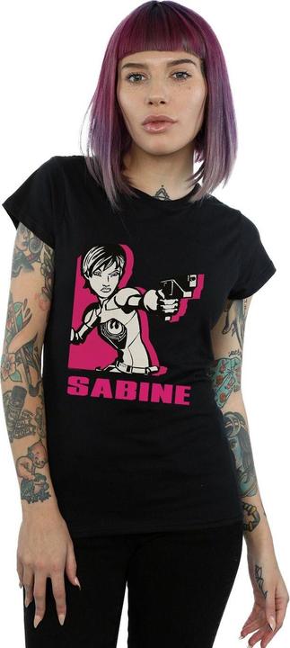 Immagine prodotto Star Wars Rebels Sabine Maglietta Donna (L)