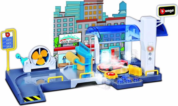 Actual product image Bburago Car wash including 1x model car