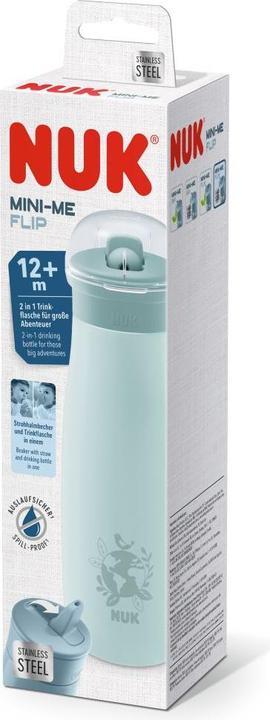 Image du produit NUK Gobelet & biberon Gourde en acier inoxydable Mini-Me Flip Cup - avec (500 ml)