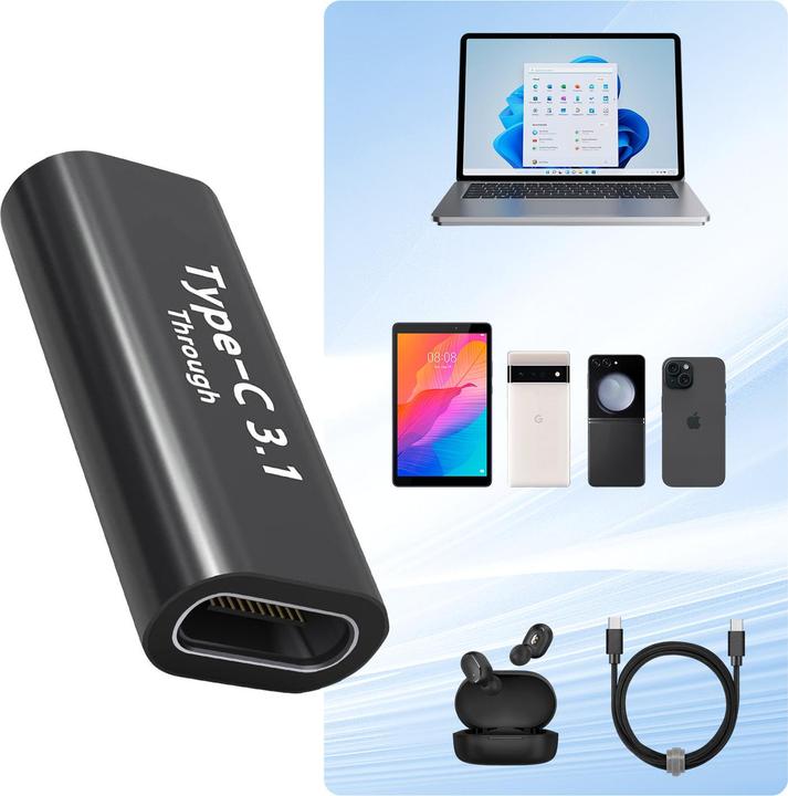 Produktbild Avizar ADEX-C2C, USB-C Verlängerungsadapter (USB Typ C, USB Typ C)