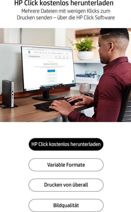 Produktbild HP Designjet Studio Steel 5HB14C#B19 (Thermodirekt, Farbe)