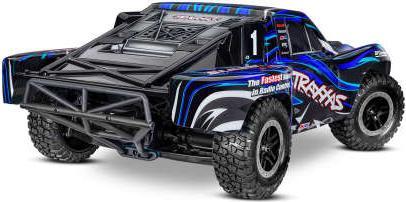 Actual product image Traxxas Slash 4x4 VXL Clipless blue 1/10 Short-Course RTR Brushless, HD, without battery and charger (RTR Ready-to-Run)