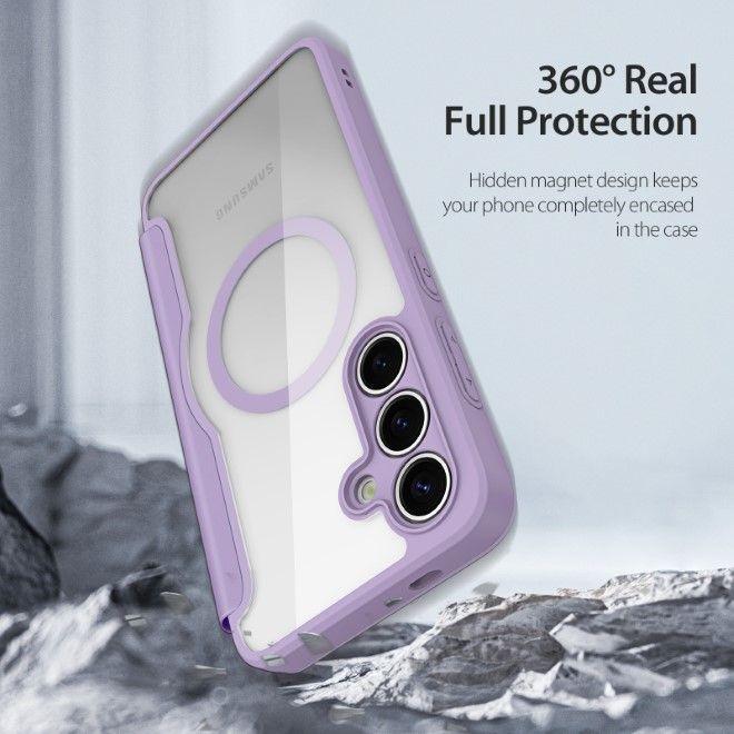 Actual product image Dux Ducis Skin X Pro Series Samsung Galaxy S25 Cover - Purple (Samsung Galaxy S25)