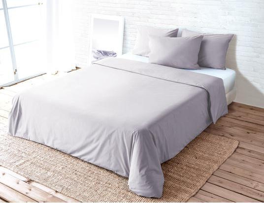 Image du produit Living Home Percale unie (Set de linge de lit, 240 x 240 cm, 65 x 100 cm)