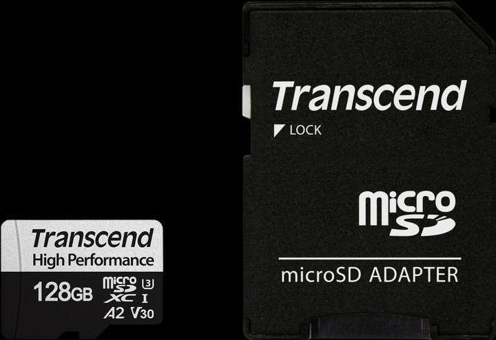 Immagine prodotto Transcend microSDXC 330S 128GB Classe 10 UHS-I U3 UHS-I U3 (128 GB, microSDXC, U3, UHS-I)