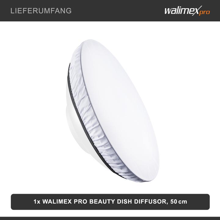 Immagine prodotto Walimex Diffusore Beauty Dish, 50cm (Beauty Dish, 50 cm)