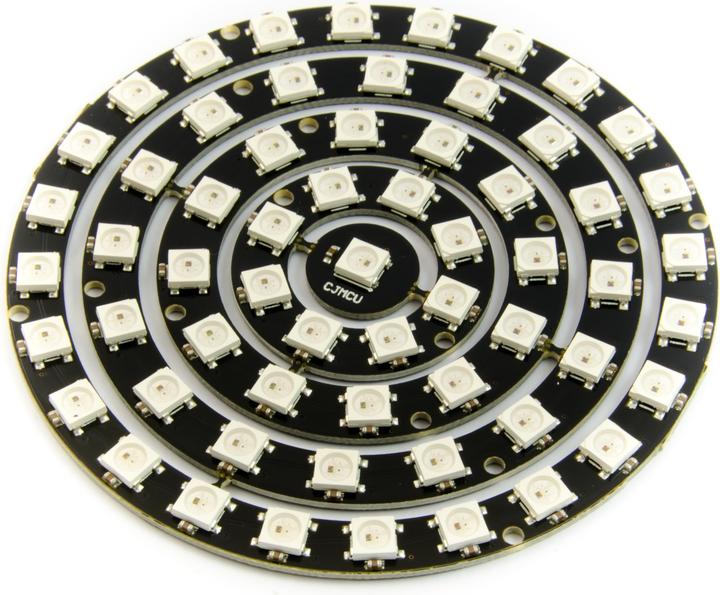 Image du produit Purecrea Neopixel Ring Set avec 8/12/16/24 anneaux WS2812 RGB LED