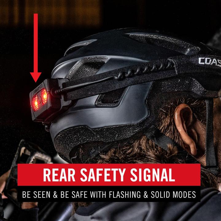 Actual product image Coast RL10 Headlamp with white and red light (560 lm)