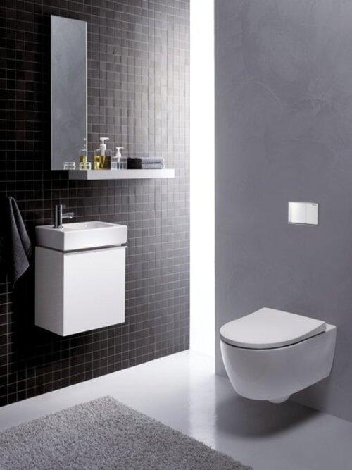 Actual product image Geberit Keramag / Hand-rinse basin iCon tap hole right 38 cm white 124736000 (280 mm, 380 mm)