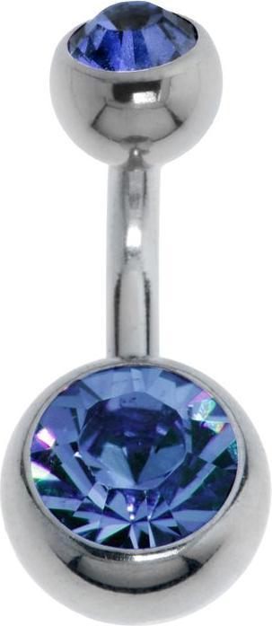Produktbild Bijouteria Bauchpiercing (Titan, Kristall)