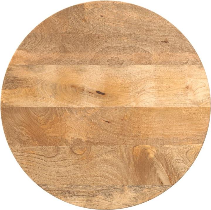VidaXL Tischplatte Holzplatte Massivholzplatte Ø 40x2,5cm Rund Massivholz Mango