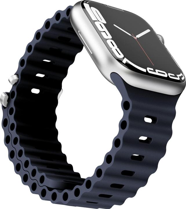 Immagine prodotto Vonmählen Custodia Ocean Band 2 Band One Navy 42/44/45/49 mm (42 mm, 44 mm, 45 mm, 49 mm, Acciaio inossidabile, Apple Watch Ultra, Apple Watch Series 1, Apple Watch Series 2, Apple Watch Series 3, Apple Watch Serie 4, Apple Watch Serie 5, Apple Watch Serie 6, Apple Watch Series 7, Apple Watch Series 8, Apple Watch Series 9, Apple Watch SE, Apple Watch Ultra 2)