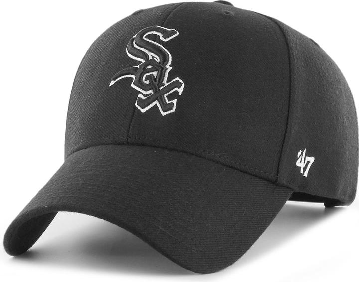 Actual product image 47 Brand MLB black Chicago White Sox MVP Snapback OSFA (One size)