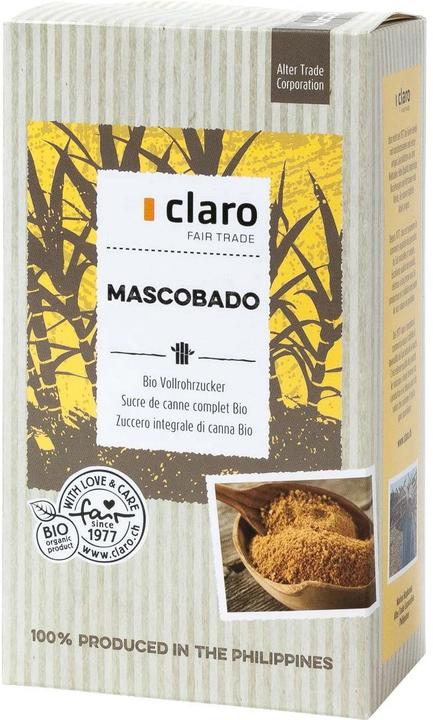 Claro Zucchero di canna integrale Mascobado 500 g (500 g)
